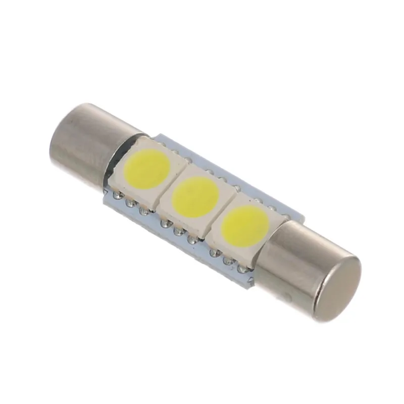 Новый 4 шт. супер яркий 29 мм 3 SMD 5050 фестон светодиодный светильник низкое