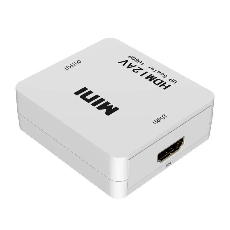 Amkle HDMI К AV/RCA CVBS адаптер 1080 P видео конвертер HDMI2AV Адаптер конвертера Поддержка NTSC PAL Выход HDMI К AV адаптер