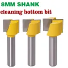 1 шт. 8 мм хвостовик карбида вольфрама нижней очистки прямойDado маршрутизатор бит диаметром 16, 18,20 мм дереворежущие инструменты