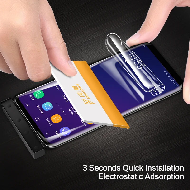 Защитная пленка SmartDevil для Samsung galaxy S9 S8 3D полноэкранная HD Прозрачная Гидрогелевая
