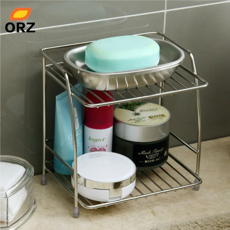 ORZ двухслойная стойка для хранения из нержавеющей стали корзинка приправ