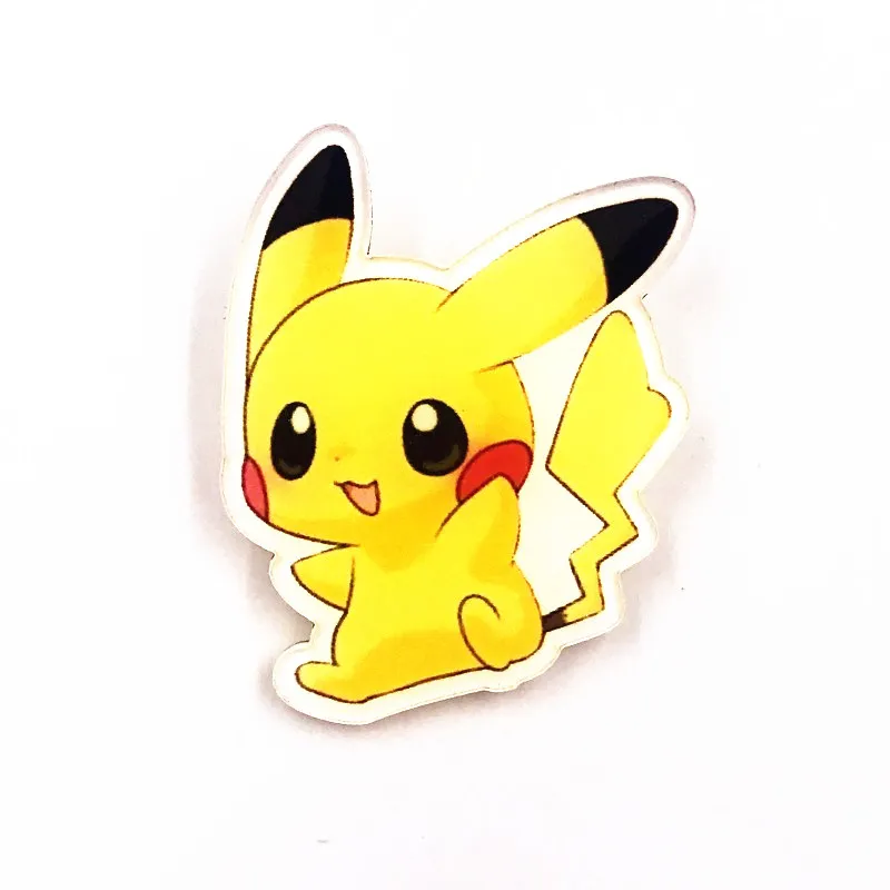 Новое поступление 1 шт Пикачу мультфильм Покемон иконы Kawaii Акриловые значки
