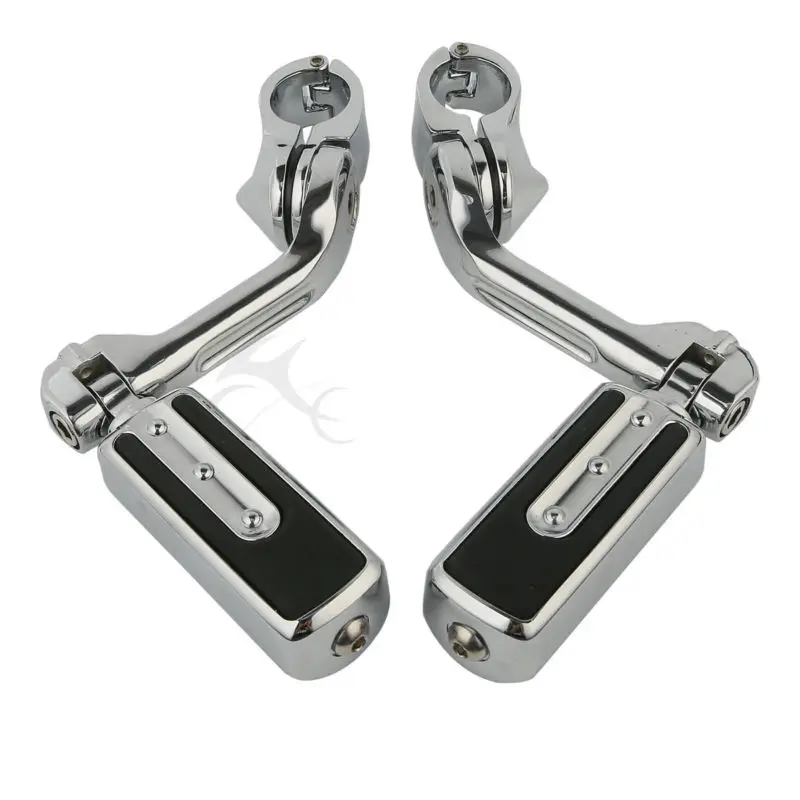 Подножки 1-1/4 ''длинное Угловое крепление для Harley Dyna Softail Touring Sportster два цвета |