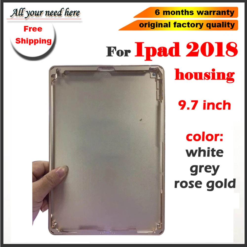 9 7 дюйма для iPad (версия 2018) ipad air 2 6 6th Gen A1954 A1893 Задняя крышка батареи Корпус задняя