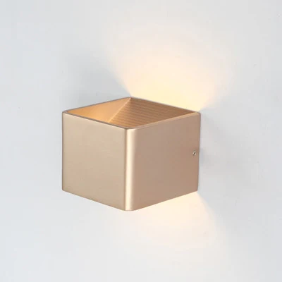 Настенная алюминиевая квадратная лампа ZYY с двумя головками современный простой