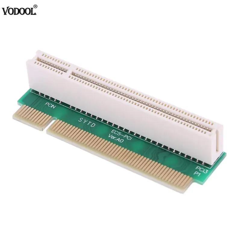 PCI Male to Female 32 бит 90 градусов правый угловой переходник удлинительная карта