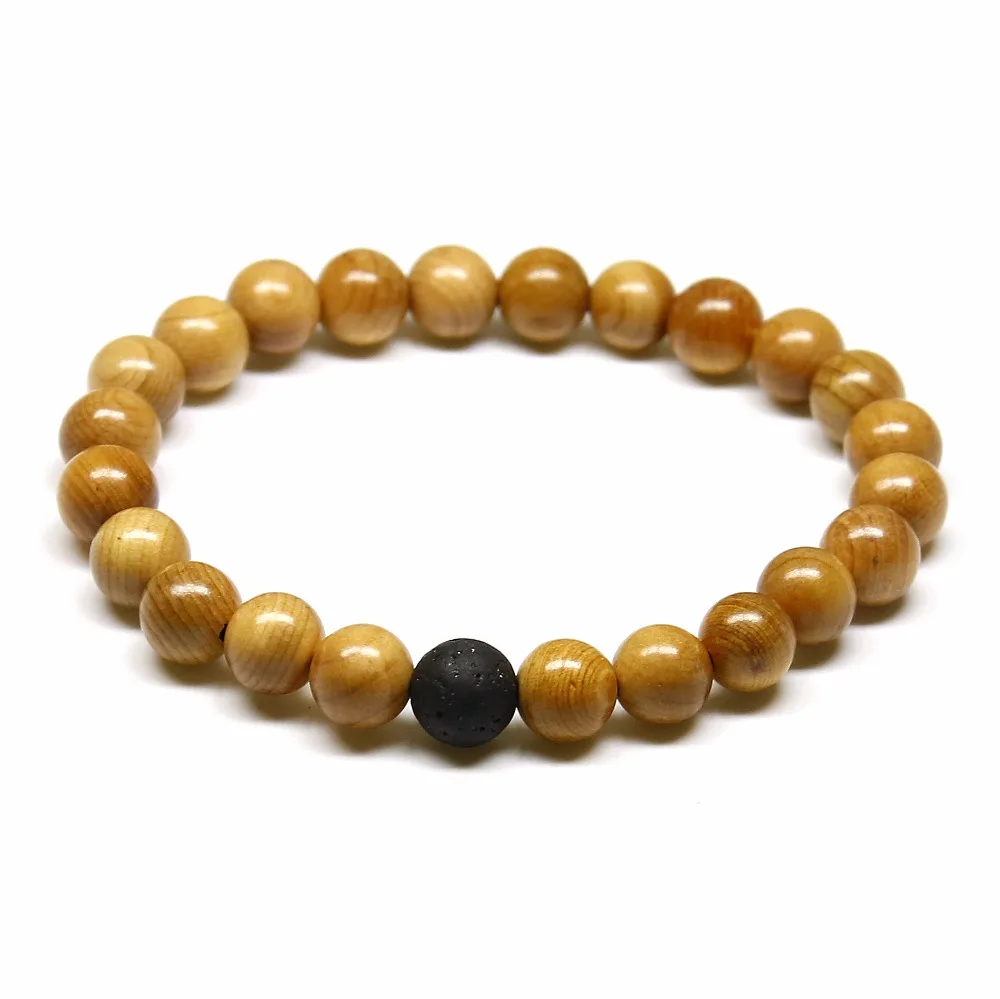 Браслеты из натуральных деревянных бусин тибетские буддистские четки Мала