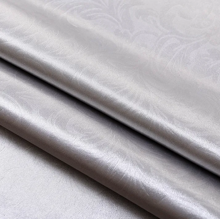 Шторы для спальни гостиной стоимость обработки включена серебристо-серые