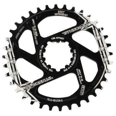 black GXP Plate 36T Улитка MTB велосипед Интегрированный полый Звездочка колеса ЧПУ Сверхлегкий GXP Кривошип 104bcd прямой загруженный диск положительные отрицательные зубы - Цвет: black GXP Plate 36T