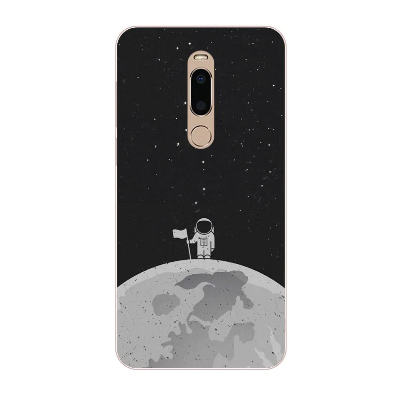 Чехол meizu X8 силиконовый чехол из мягкого ТПУ с изображением космоса для телефона