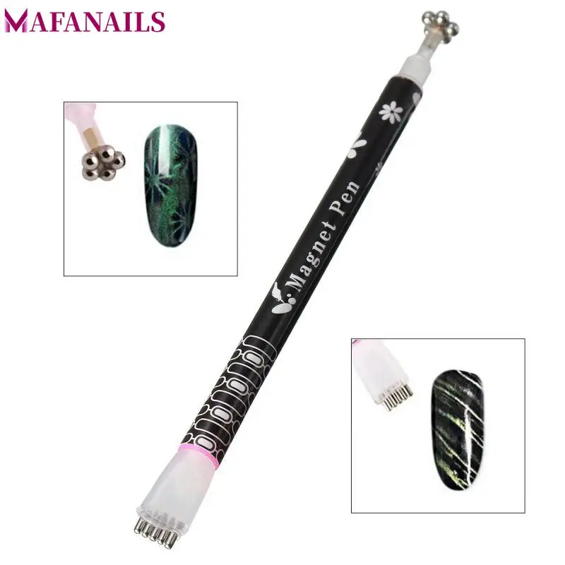 

1Pc Nail Art Magnet Pen Acrylic DIY Magic 3D Tips Cat Eye Polish UV Gel Painting Magnetic Magnet Pen Manicure Salon Tools DTB-09