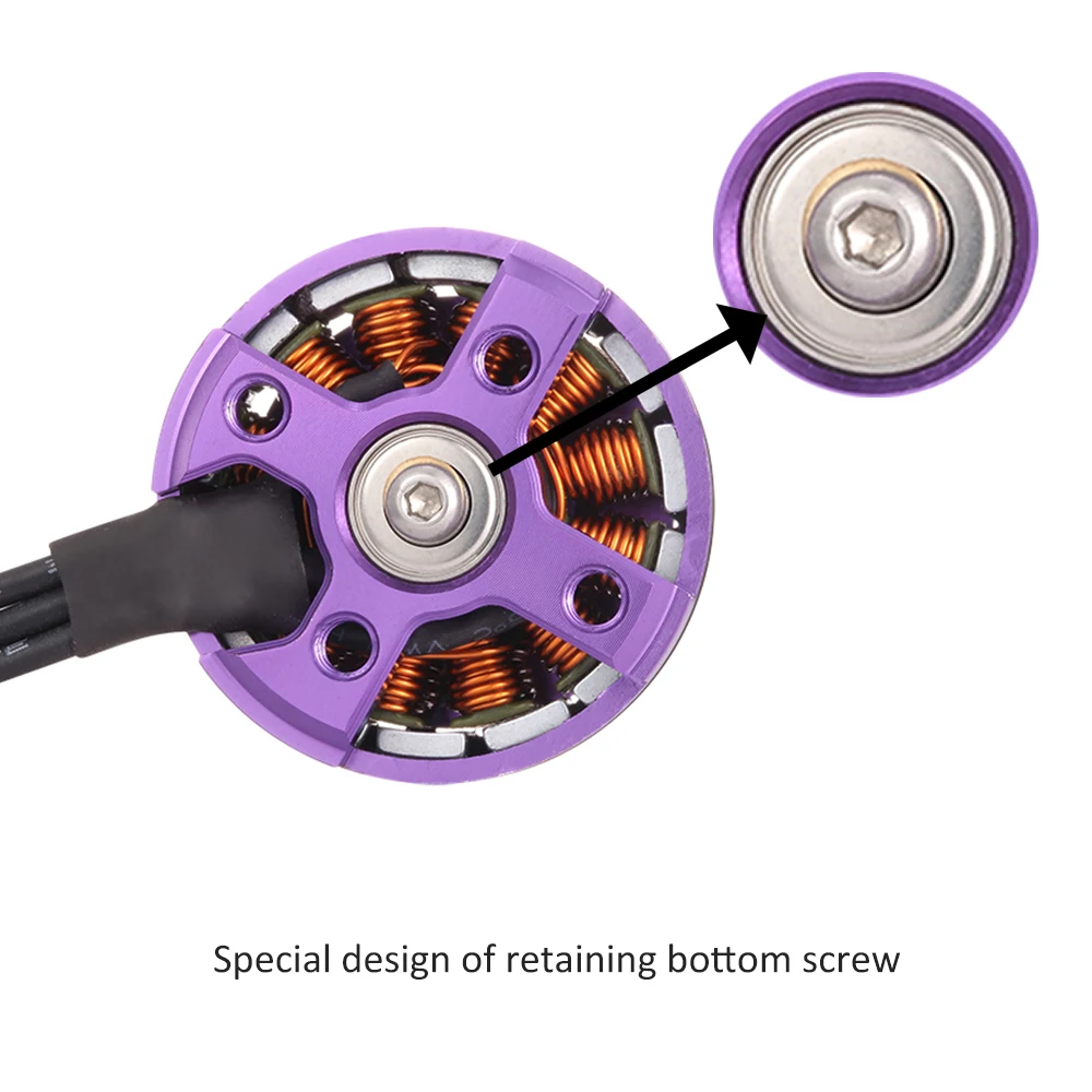 2205 бесщеточный двигатель 2300KV/2500KV фиолетовый/красный огонь phonix 4 шт. 2205 двигатель для FPV QAV250 RC Дрон Квадрокоптер Multirotor