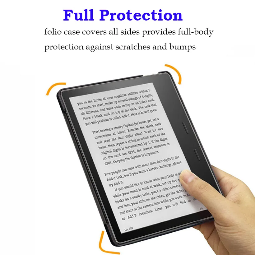 Чехол для Amazon Kindle oasis 7 дюймов откидной из искусственной кожи чехол подставка