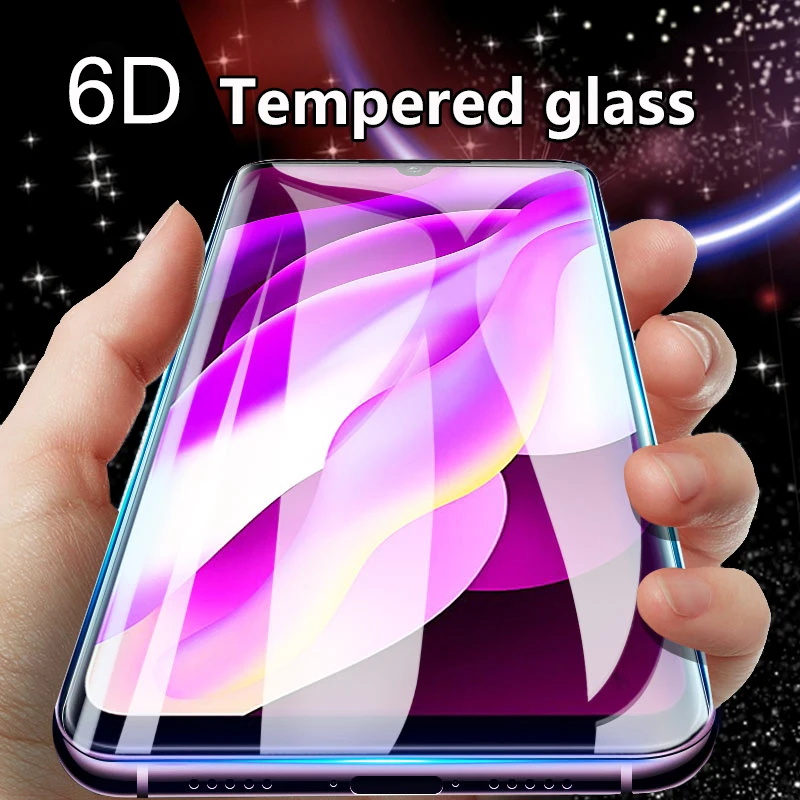 6D закаленное стекло пленка для huawei honor 20 Lite полная защита от клея телефонов honr 10 10i