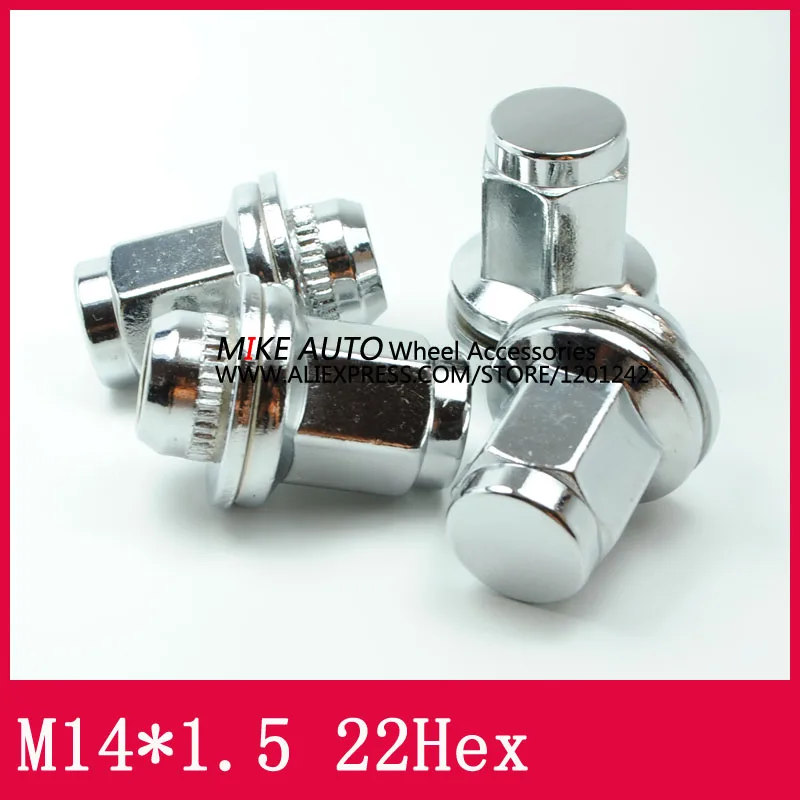 4 шт. M14x1.5 колеса MAG гайка с шайбой hex22мм для Toyota FJ Cruiser Tundra Land cruiser|mag wheel nuts|wheel nuts