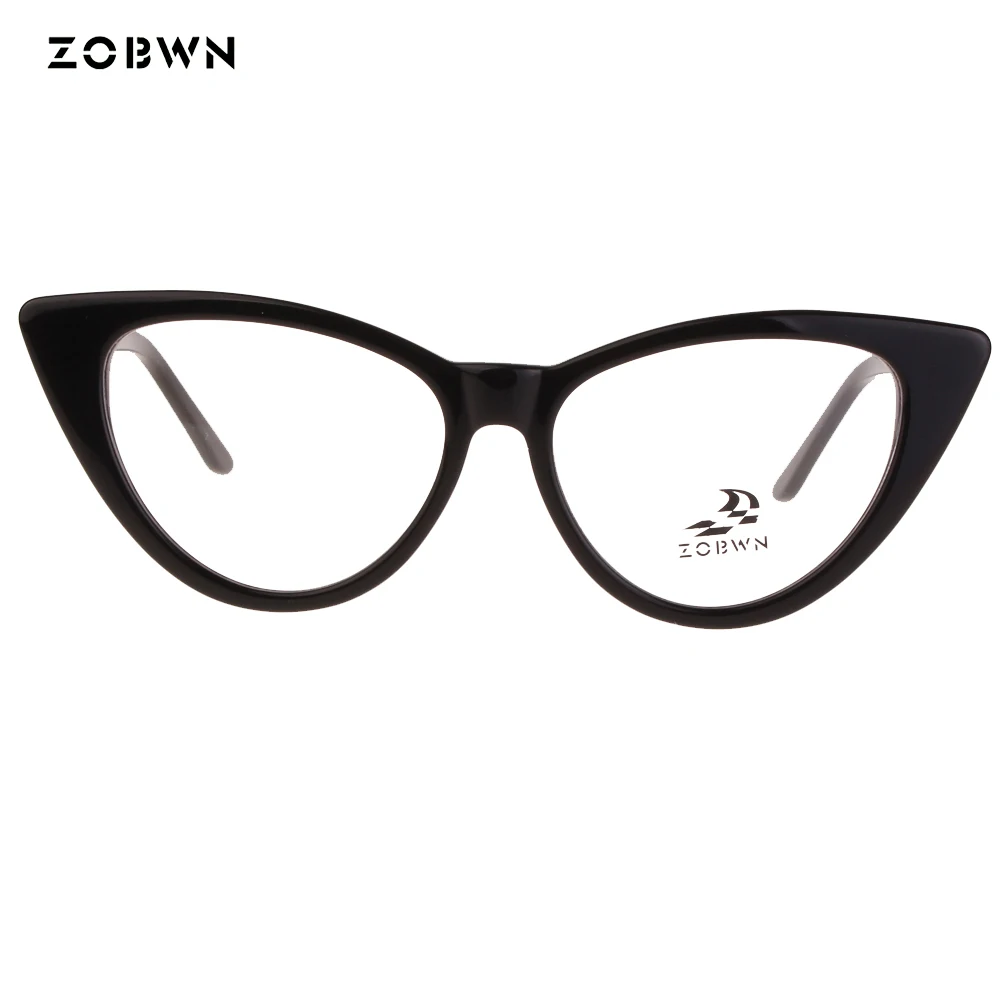 ZOBWN кошачий глаз очки женские traval gafas модные стеклянные женские очки Рамка Lunettes armacao очки de grau feminino
