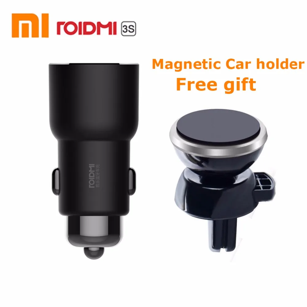 Оригинальный Xiaomi ROIDMI 3 S Bluetooth 5 V 3.4A автомобиля Зарядное устройство музыка MP3 плеер