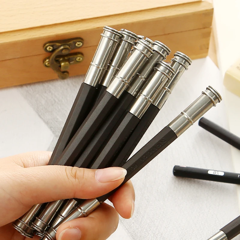 

Double-headed pencil extender pen holder extension device to pick up carbon rod clip pencil long rod sketch supplies art supplie
