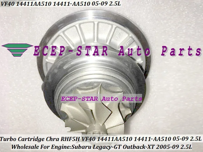 Турбокартридж CHRA Core RHF5H VF40 VC430083 14411 AA510 14411AA510 для SUBARU Outback XT Legacy GT 2005 09 2.5L|turbo cartridge|turbo