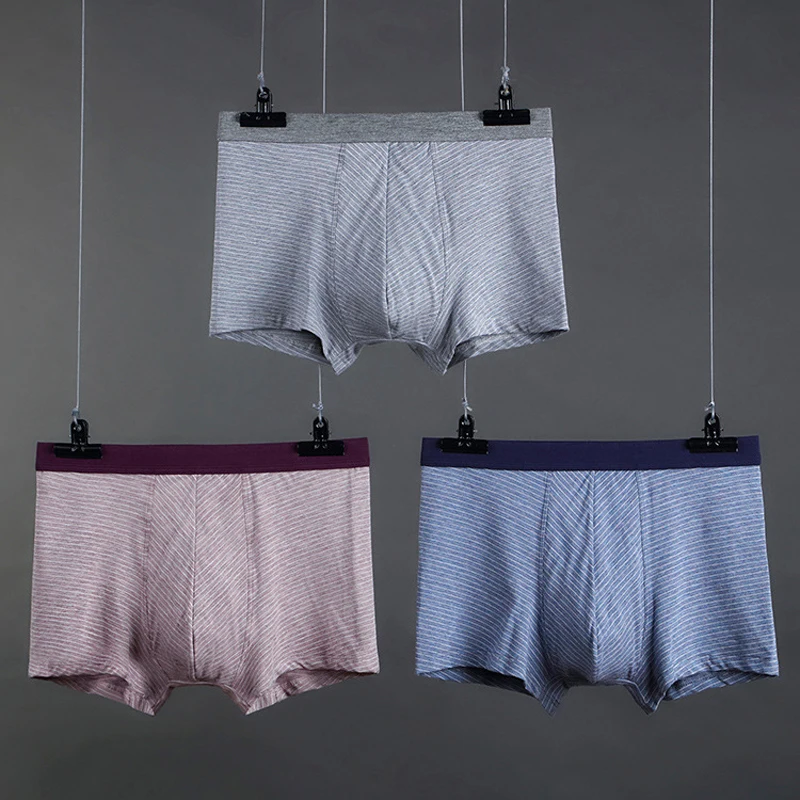 3 предмета жаккардовое цветное Мужское нижнее белье Tiansi хлопковые мужские
