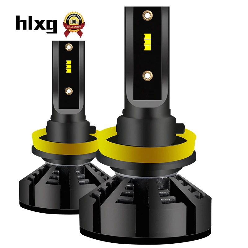 Hlxg 2 шт. светодиодный h7 автомобилей головной светильник лампы (светодиодный) H1 hb4