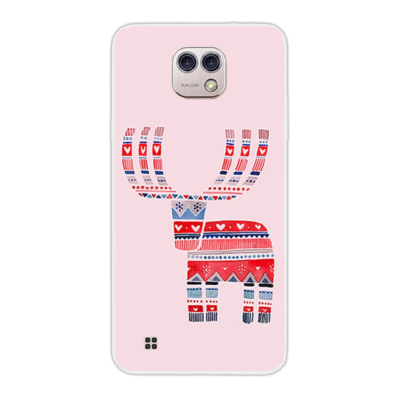 Чехол для LG X Cam роскошные рождественские Чехлы задней панели K580 K580DS силиконовый