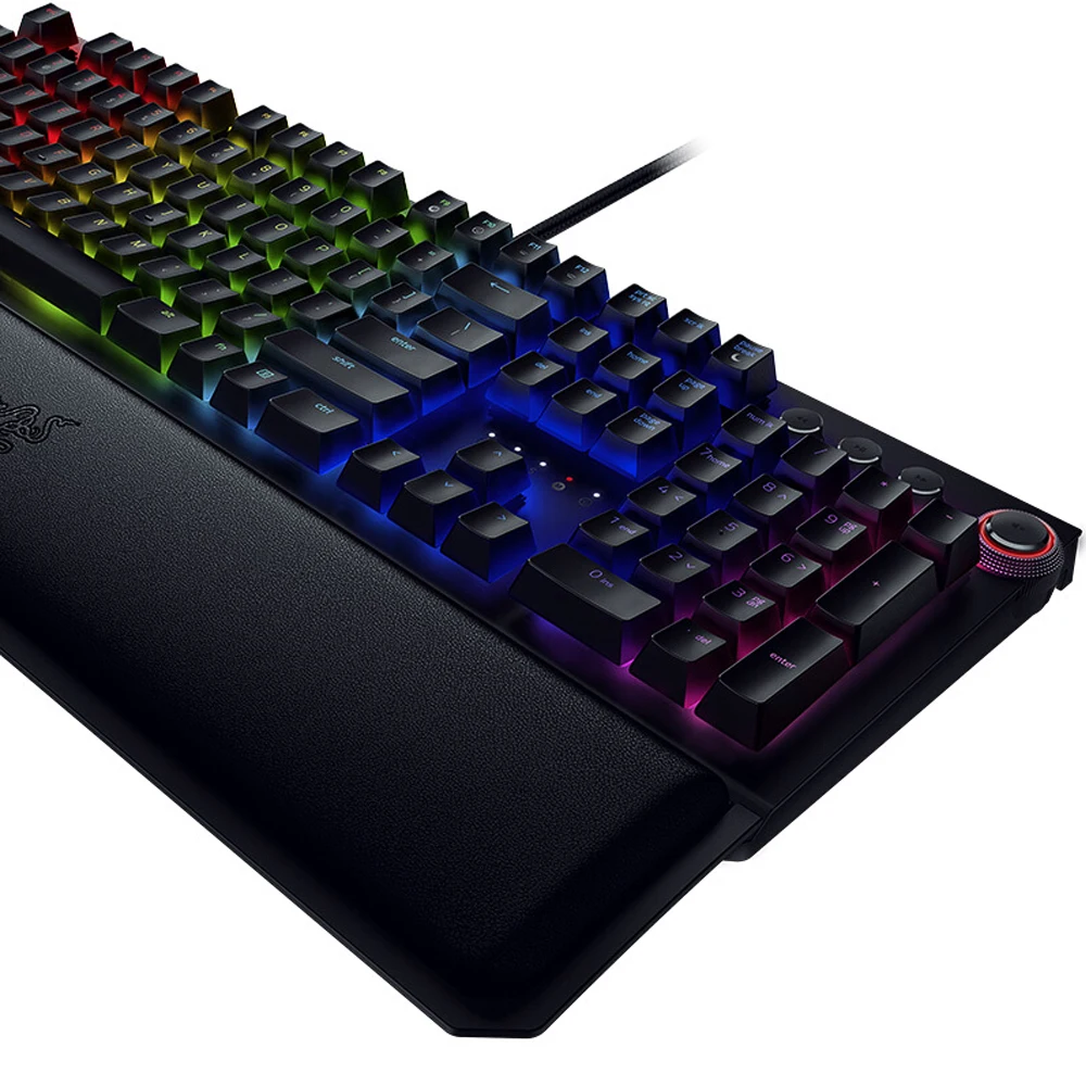 Механическая игровая клавиатура Razer blackтна 104 клавиш RGB подсветка эргономичная с