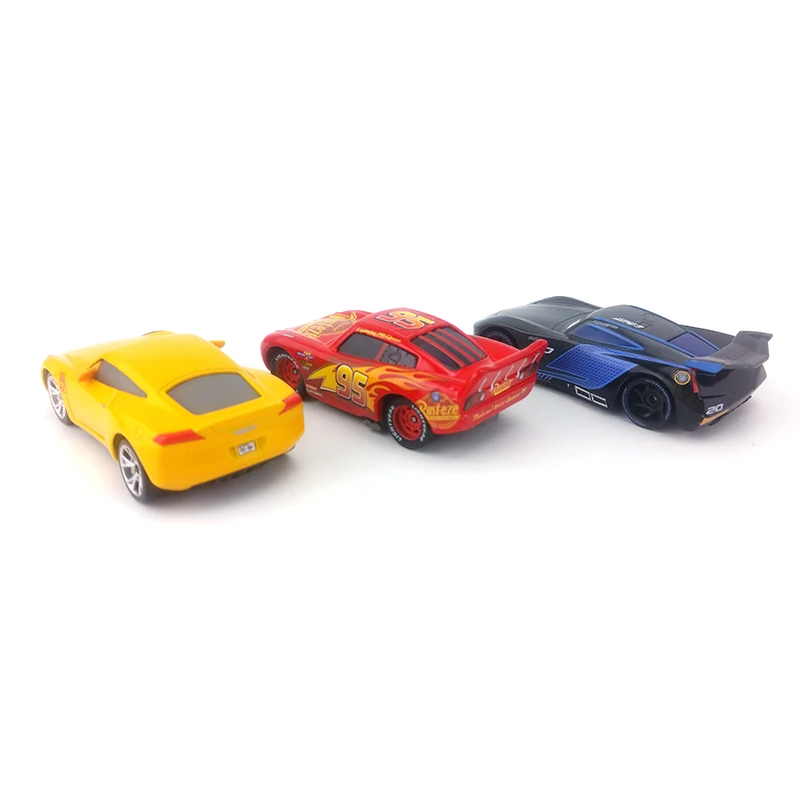 Disney Pixar Cars 3 Cruz Ramirez & Lightning McQueen Jackson Storm Metal Diecast Toy Car 1:55 Loose Brand New Бесплатная доставка|