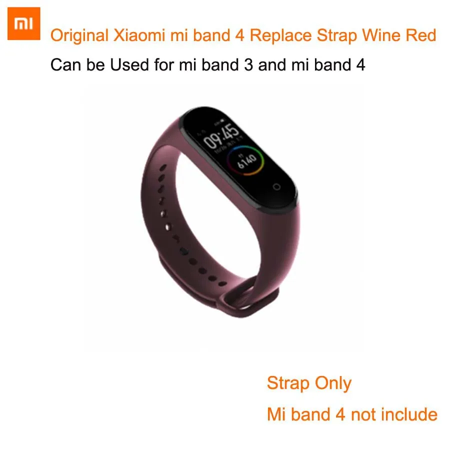 xiaomi mi ремешок с 4 ремешками для mi Band 4 и xiaomi band 3, цветной сменный браслет на запястье 3 mi band 4