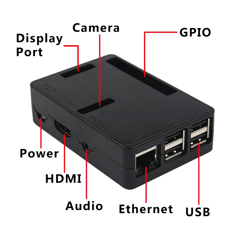 Новое поступление Raspberry Pi 3 для 3B + 2B ABS Чехол премиум класса
