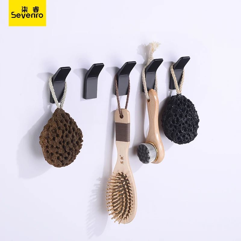 AUSWIND Винтаж 5 крючков Европейский крючок утолщенная квадратная основа черный