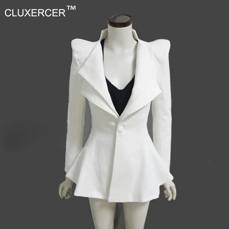 Женские блейзеры и куртки бренд CLUXERCER женский милый костюм верхняя одежда куртка