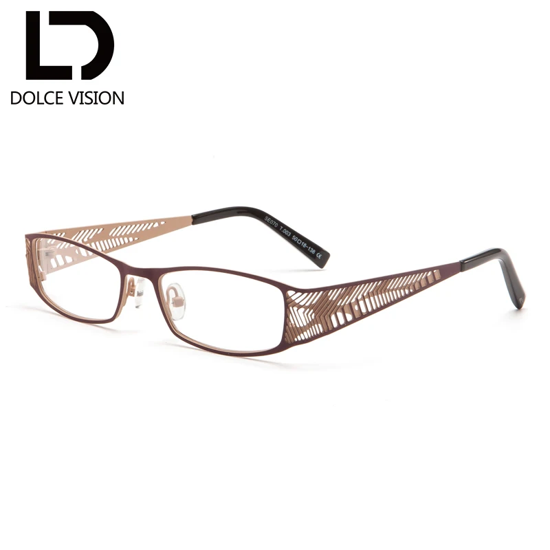 Прямоугольные оптические очки dolce vision диоптрий астигматизм линзы по рецепту