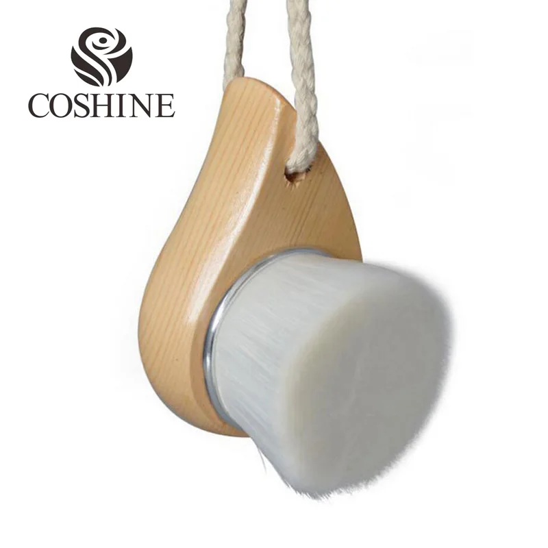 Высокое Качество Микро Мини волокна деревянная ручка щетка для чистки лица