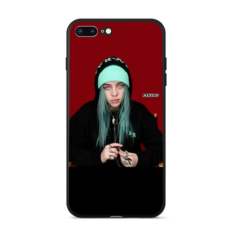 A14 Babaite Billie Eilish с рисунком Чехлы для мобильных телефонов Чехол для iPhone 11 pro max 8 7 6 6S Plus 5 5S SE XR X XS MAX чехол - Цвет: A14