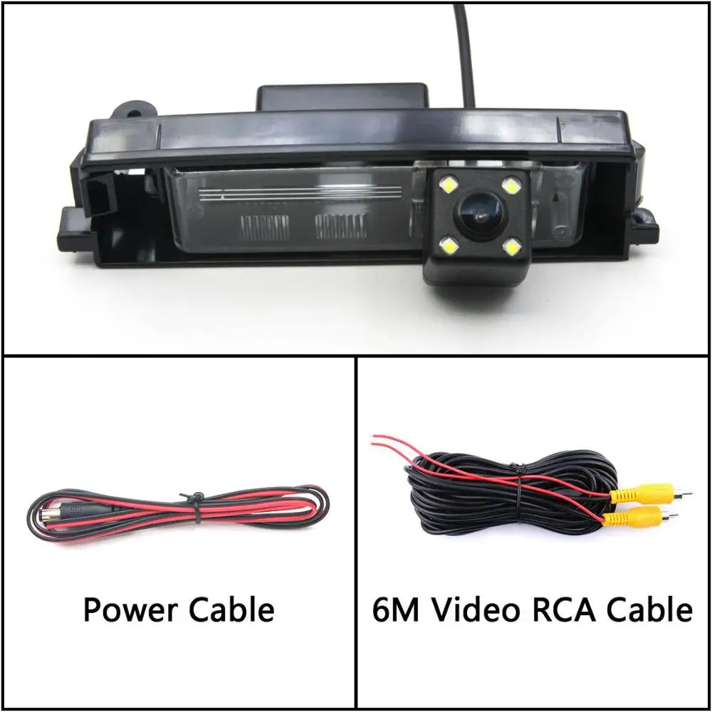 Camera Only Owtosin Reverse Rear View Camera For Toyota Vitz Platz Yaris Hatchback RAV4 RAV-4 Car Accessories Backward Backup Camera - Название цвета: Camera Only