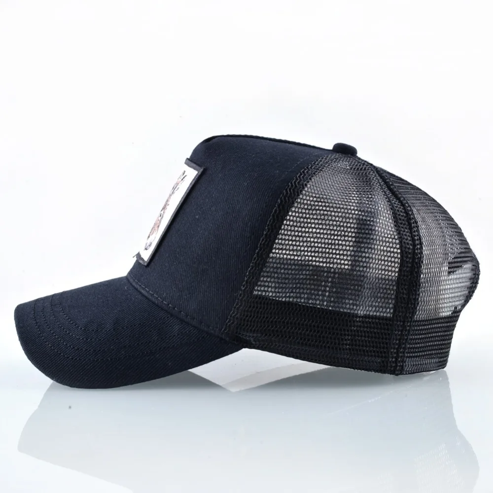 Мужская Летняя хлопковая бейсболка TQMSMY с вышивкой в виде животного для женщин