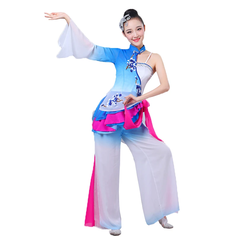 

Newest Women Yangge Clothes Square Dance Wear Chinese Folk Dance Costumes Plus size S-3XL Customize