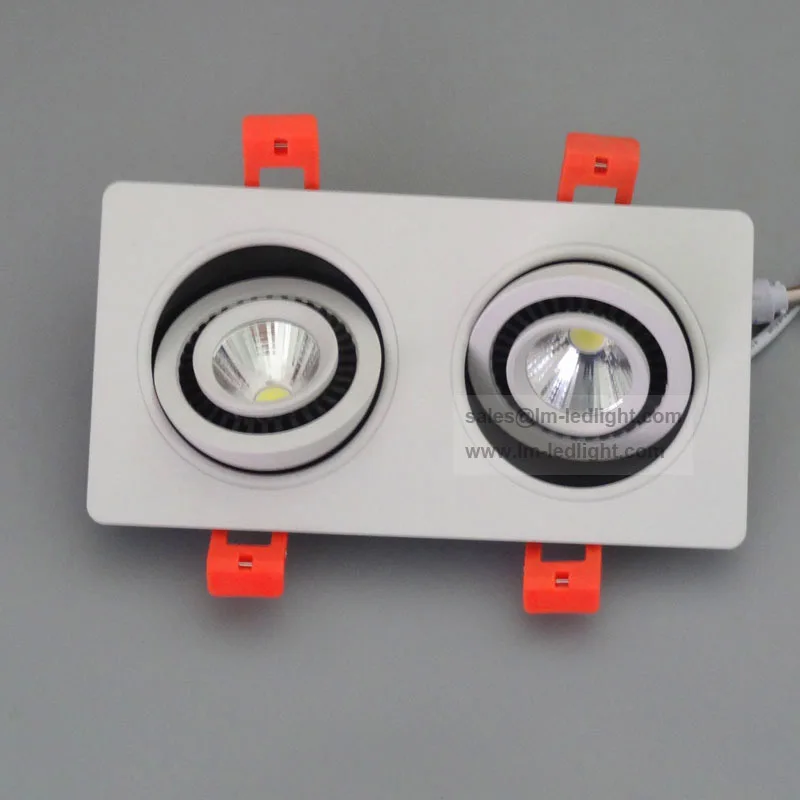 12 шт. вращающаяся светодиодная решетка лампа 18 Вт Светодиодная в форме горшка AC85