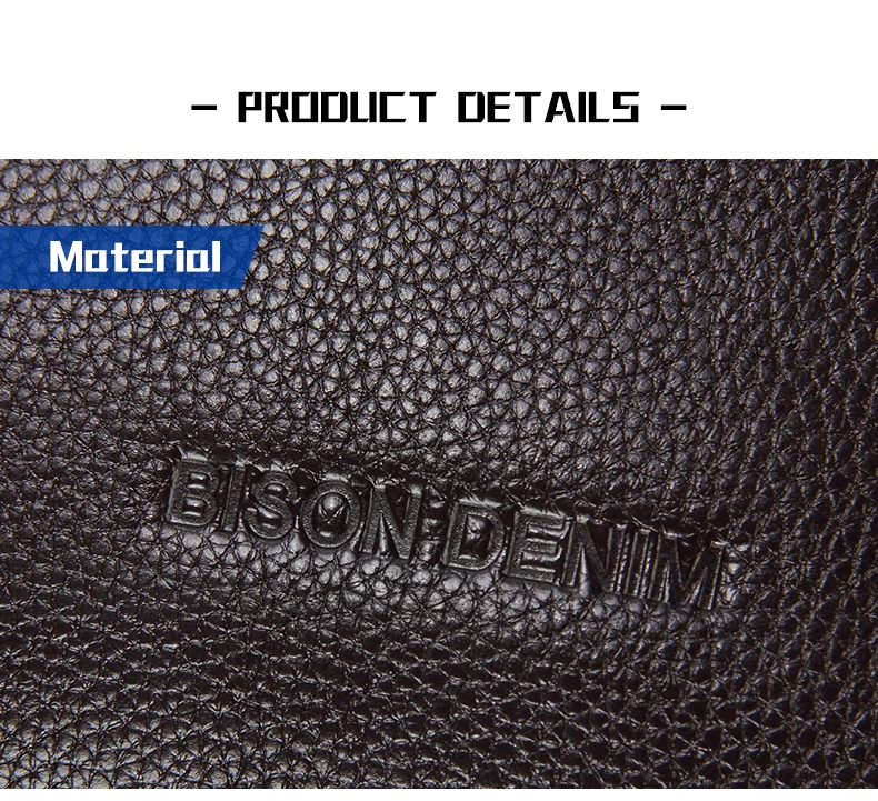 BISON DENIM, натуральная кожа, Гарантийный портфель, мужская сумка, 14 дюймов, для ноутбука, мягкая, Воловья кожа, сумка-мессенджер, сумка, сумка, деловая, N2237-3