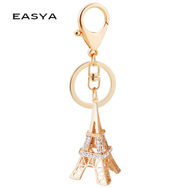 EASYA Франция Эйфелева башня брелок Металлическая Башня автомобильный Подарочная