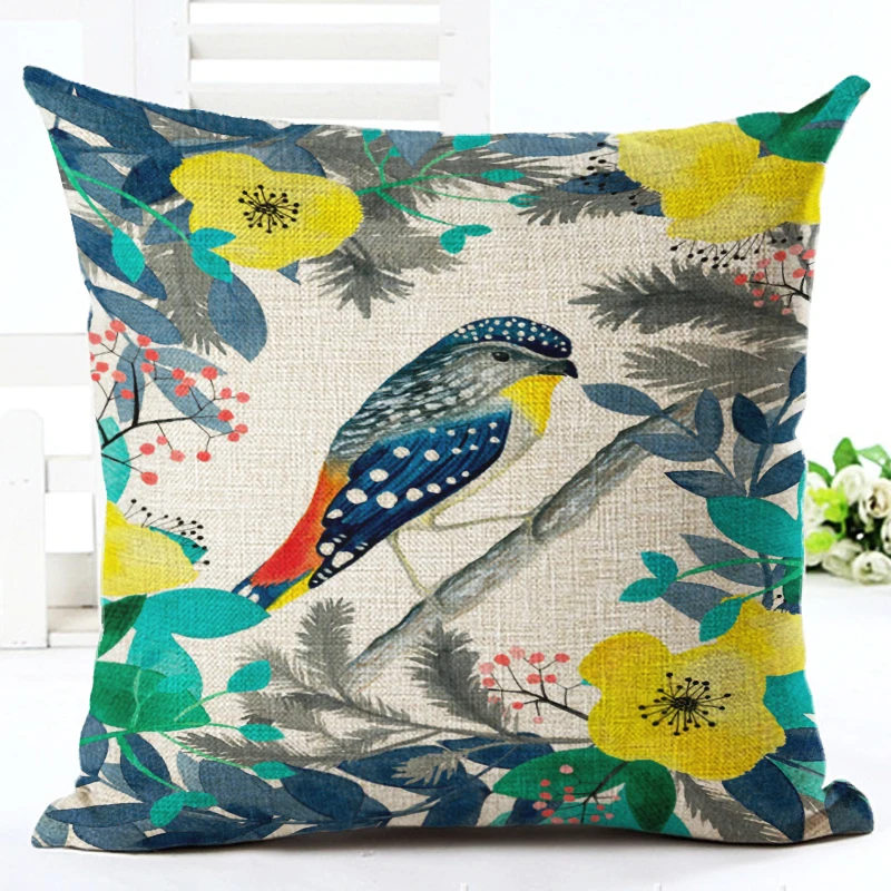 2016 мультяшный стиль животные коллажи принт домашний декор подушка для кровати