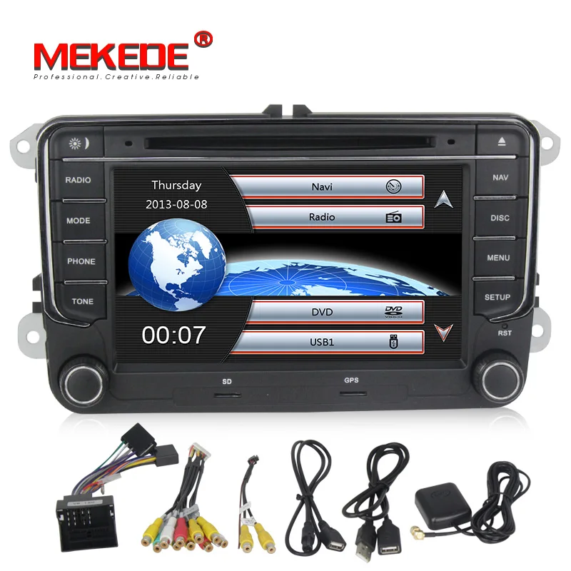 2 Din Car Multimedia player Radio Audio For VW/Golf/6/Golf/5/Passat/b7/cc/b6/SEAT/leon/Tiguan/Skoda/Octavia free shipping | Автомобили и