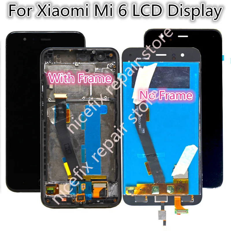 ЖК дисплей для Xiaomi Mi 6 mi6 с сенсорным экраном и дигитайзером в сборе 5 15 дюйма Mi6