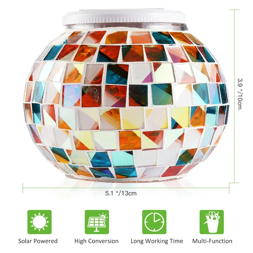 LEDGLE Солнечный Ночной светильник красивая керамическая лампа высокое качество