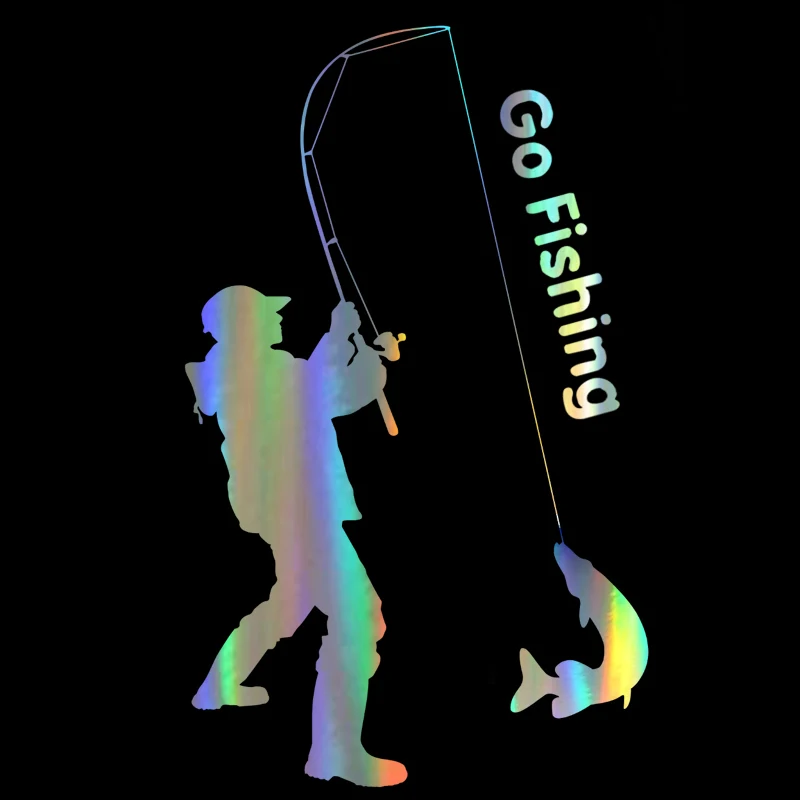 Наклейка на окно 9 2 см * 15 Go Fishing модная наклейка забавная забавные наклейки и