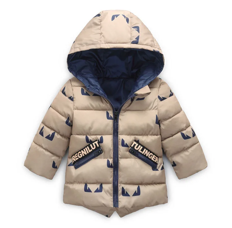 BibiCola/детская теплая верхняя одежда для мальчиков и девочек детская зимняя модная