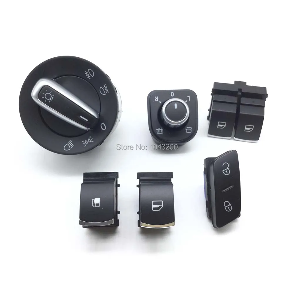 5K3959857 1K0962125 5ND941431A зеркальная фара для VW Passat B6 Golf MK5 6 R32 GTI Rabbit Tiguan|mirror control switch|window mirror