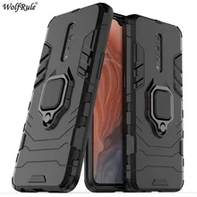 Cover OPPO Reno Z Case Finger Ring Holder Armor Anti Knock Bumper Hard Back Phone Case For OPPO Reno Z Cover PCDM10 6.4