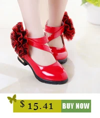 Snoffy/платье для девочек с цветочным узором; Chaussure Enfant; детская обувь на высоком каблуке; нескользящая обувь принцессы для танцев; TX264
